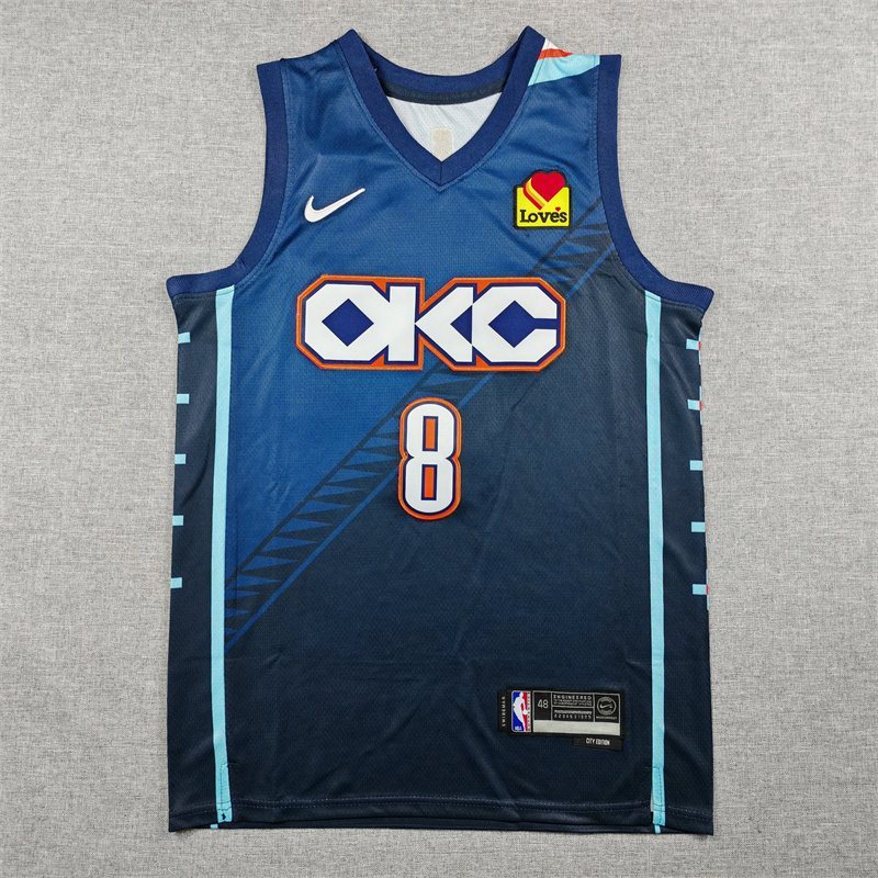 Oklahoma City Thunder NBA Jersey-14
